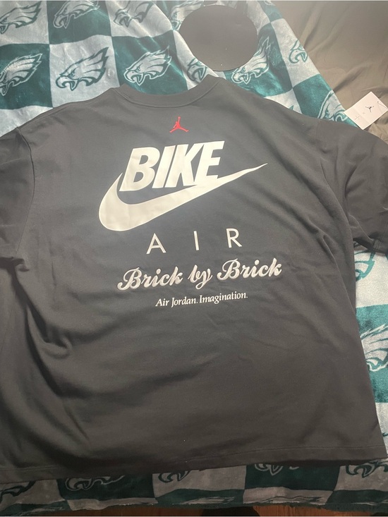 Jordan Other - Jordan Black Graphic 'BIKE AIR Brick by Brick' Shirt